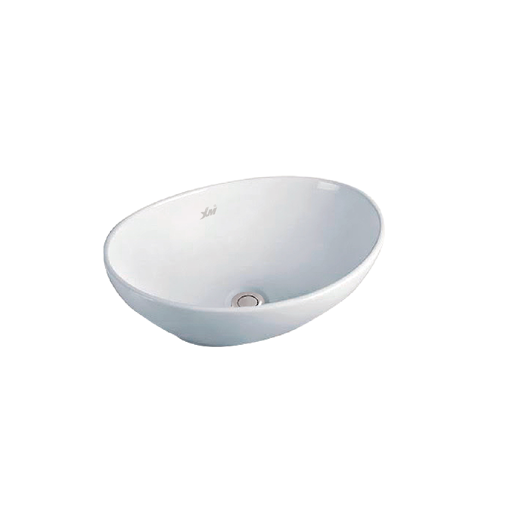 BOWL LAVABO OVALIN DE LOZA LZ-652