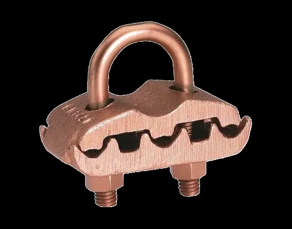 12703261 – CONECTOR TIERRA CU P/3 CABLES
4AWG-2/0AWG A TUBO 1” Ø1-1/8”-1-1/4” PERNO 3/8” UL