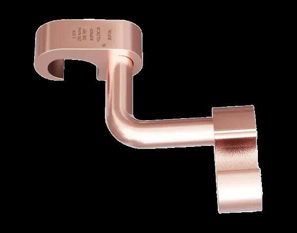 12703270 – CONECTOR TIERRA MALLA CRUZADA
CU P/CABLE 2AWG-250MCM DERV. 2AWG-250MCM Ø1/2”-5/8” UL