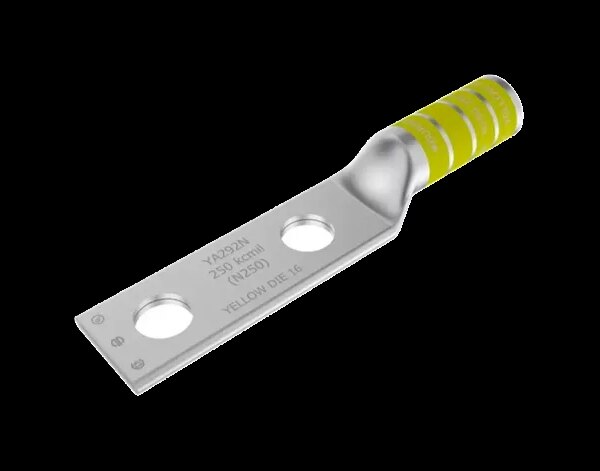 12703257 – TERMINAL DE COMPRESION BARRIL
LARGO CU/ES 250MCM 2Ø1/2” EEH: 1-3/4” 35kV, UL