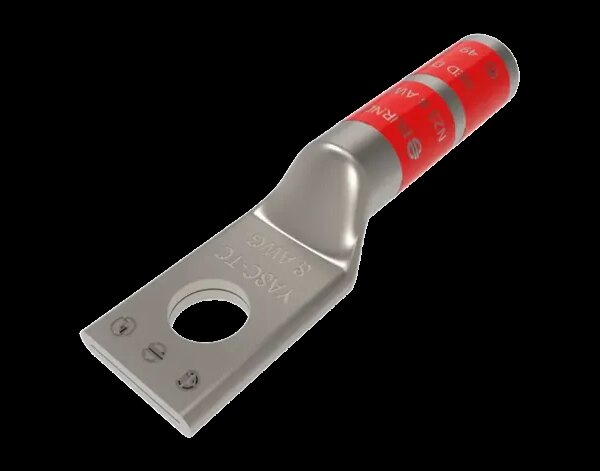 12704398 – TERMINAL DE COMPRESION BARRIL
LARGO CU/ES 8AWG Ø3/8” 35kV, UL