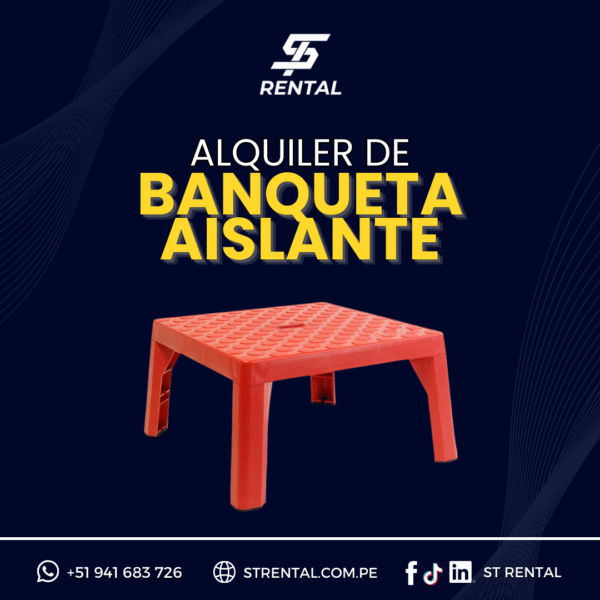 Alquiler de Banqueta Aislante Alquiler de Banqueta Aislante