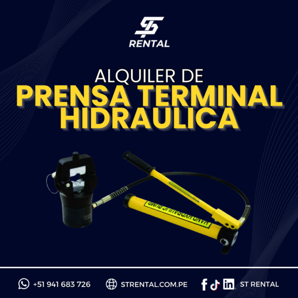 Alquiler de Prensa Terminal Hidraulica Alquiler de Prensa Terminal Hidraulica