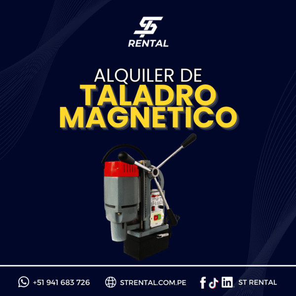 Alquiler de Taladro de Base Magnetico