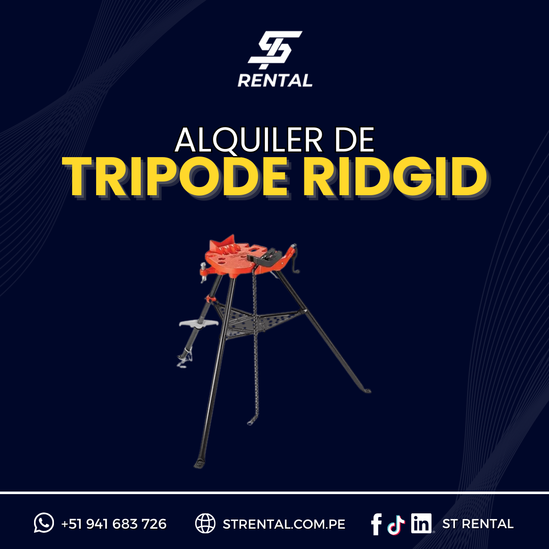Alquiler de Tripode Ridgid Alquiler de Tripode Ridgid