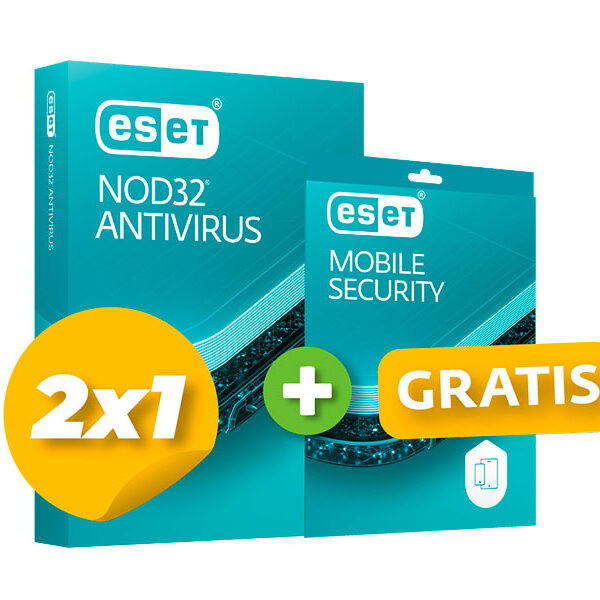 ANTIVIRUS ESET NOD 32 BTS 2 X 1PC