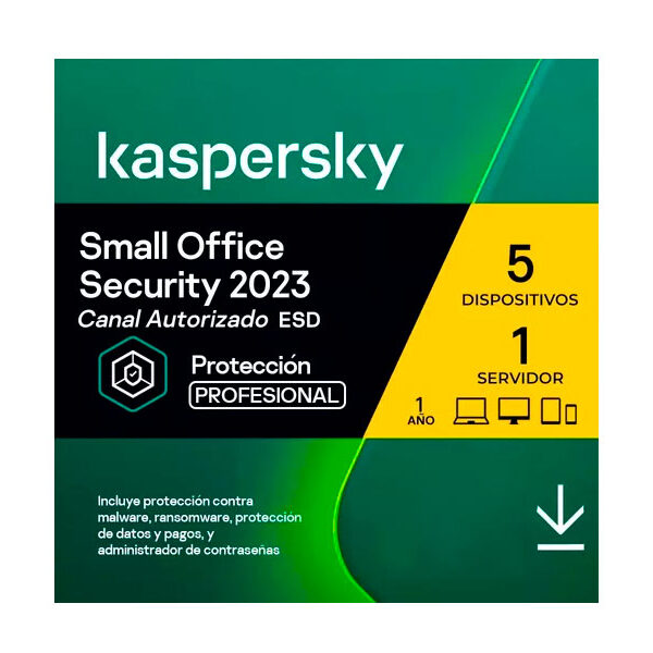 ANTIVIRUS KASPERSKY SMALL OFFICE SECURITY 1S/ 5PC VIRTUAL