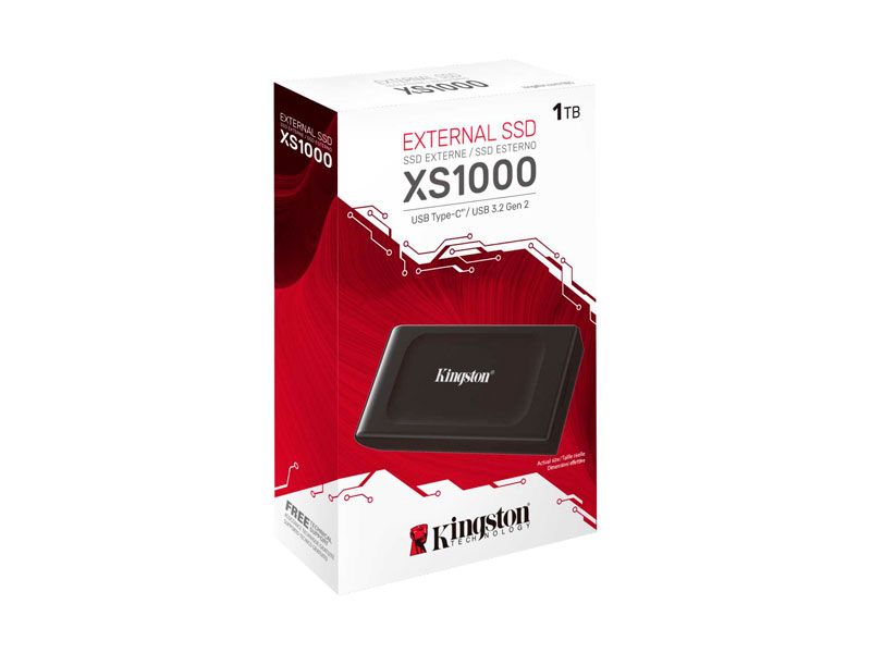 UNIDAD EN ESTADO SOLIDO KINGSTON SSD 1TB EXTERNO USB-TIPO-C /USB 3.2 SXS1000/ 1000GB
