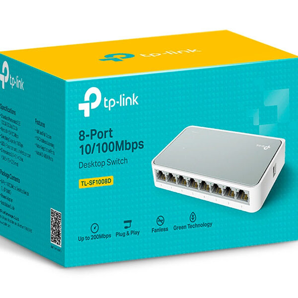 SWITCH TP-LINK 8PORT TL-SF1008D 10/100
